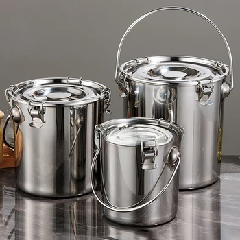 Stainless Steel Sealed Bucket 1
