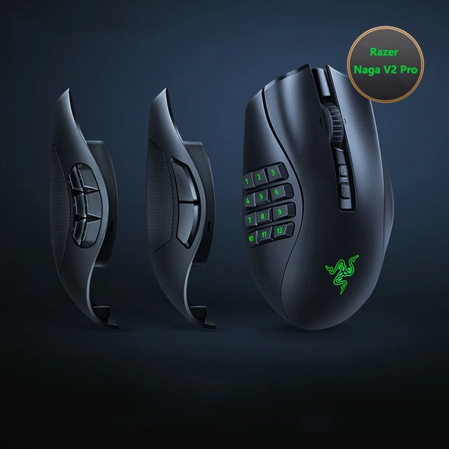 Razer Naga Pro Wireless Gaming Mouse with Swappable Side Plates