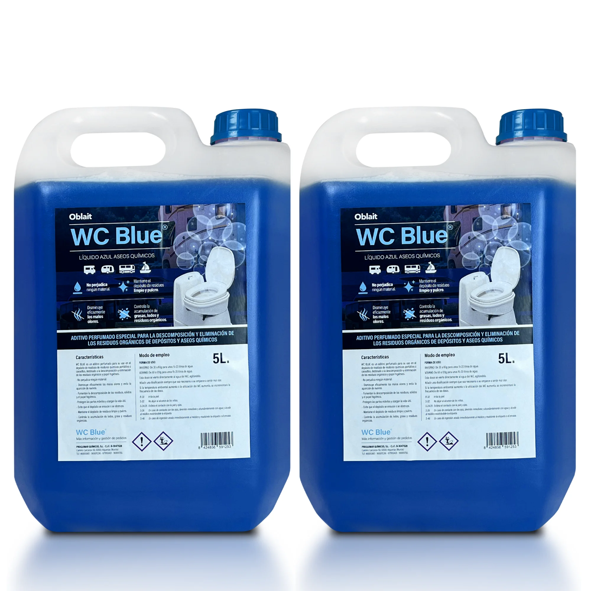 Liquido WC Ambiti Blue 2L -  - Accesorios para furgonetas  camper, camping y caravaning