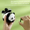 1 pc Children's toy | Drawstring wagging tail panda plush toy | Cute cat pendant toy | Suitable for holiday gifts 3