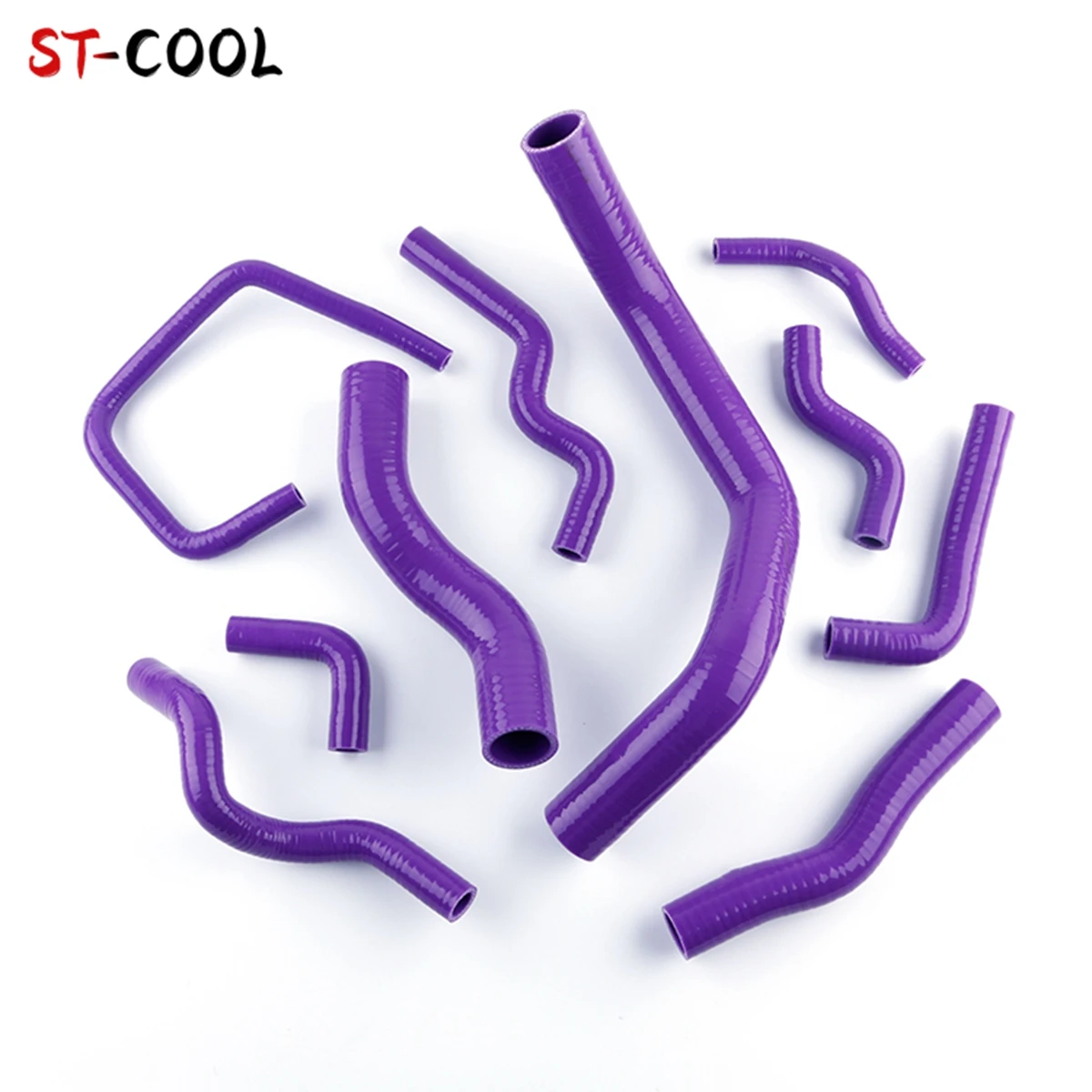 

For Nissan Silvia 200SX 240SX S13 S14 S15 SR20DET Turbo Radiator Hose Kit Silicone Pipe Silicon Tubes 10Pcs 10 Colors