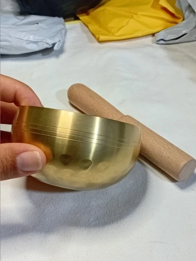 Tibetan Handmade Brass Singing Bowl | Meditation & Yoga Bowl photo review