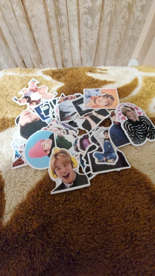 10/30/50Pcs/set Bangtan Boys Stickers KPOP Stars Stickers Idols Cute Photos  Toys Stickers For Skateboard Suitcase Laptop - Price history & Review, AliExpress Seller - MNTOP Store