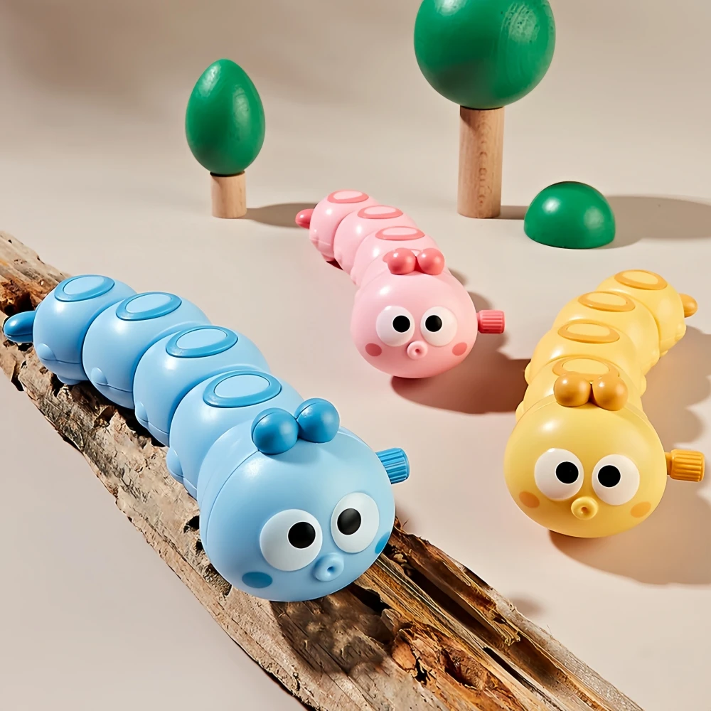 Wind-up swinging caterpillar toy cartoon wind-up swinging caterpillar baby educational crawling toy gift 3