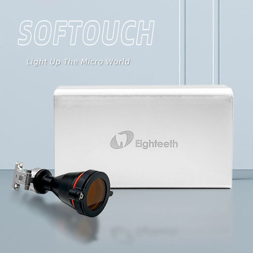 Eighteeth-Iluminación Led microscópica montada en la cabeza, Softouch, adecuada para la misma marca de lupa Oral montada en la cabeza