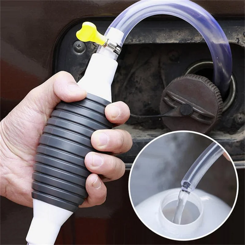 Universal Liquid Fuel Transfer Self-Priming Suction Pump for Cars Manual Change Oil Pump Diesel Gasoline Fuel Tank Pumping
