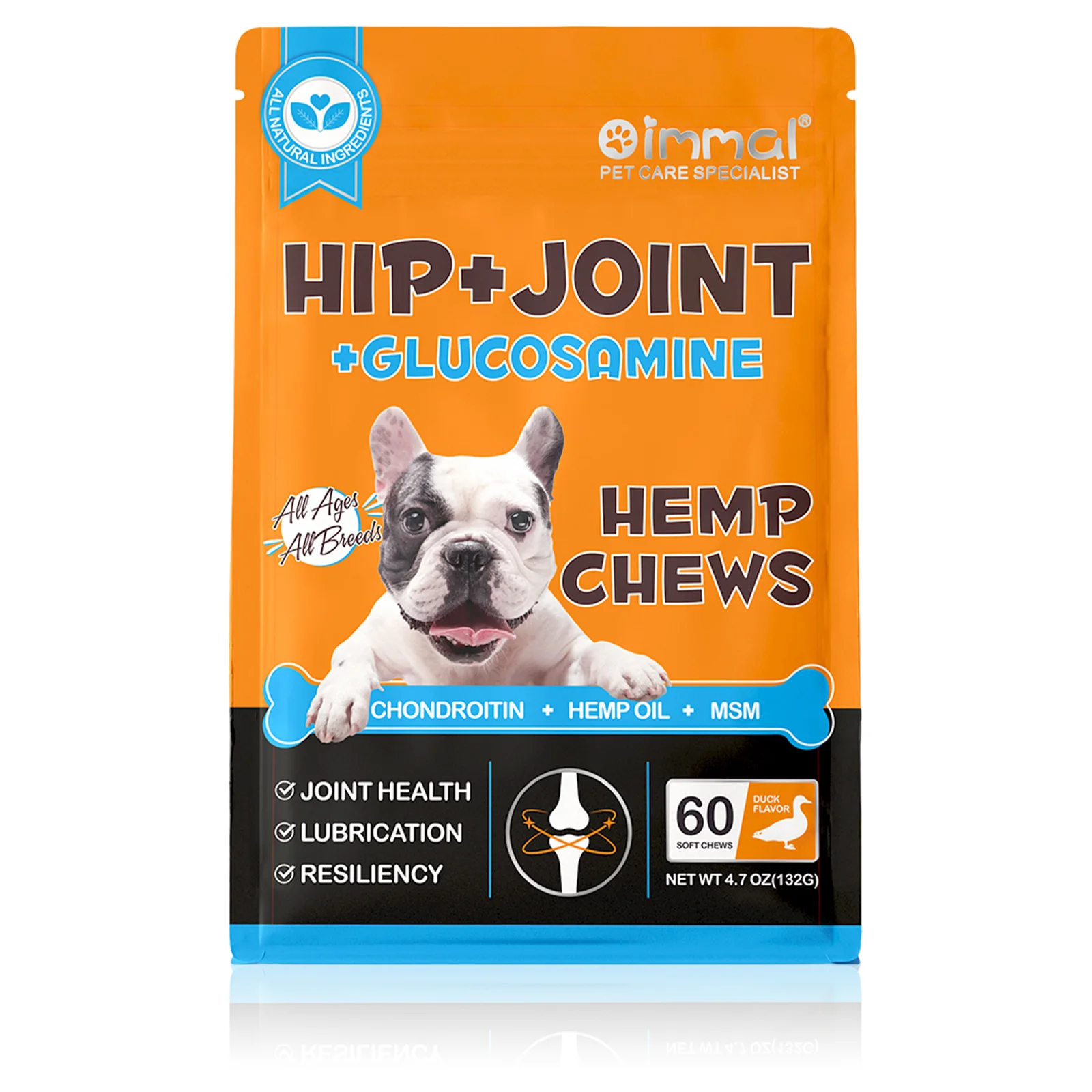 Hip and Joint Supplement with Glucosamine for Dogs 170 Dog Joint Pain Relief Treats Chondroitin MSM Dog Supplement Health pet nutrition supplement pet multivitamin supplements