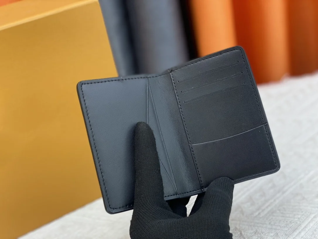 

Кошелек мужской из натуральной кожи, роскошный модный брендовый Дамский бумажник с кармашком для карт, универсальный держатель для мелочи на молнии