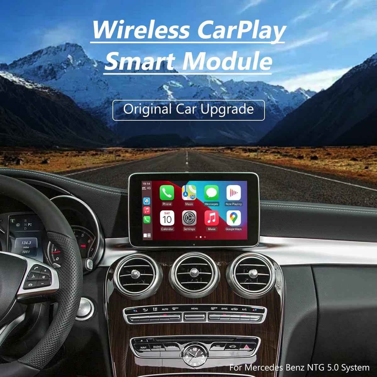 WRWD Wireless CarPlay For Mercedes Benz A CLA GLA W176 C-Class W205 GLC 2015- with Android Auto Mirror Link AirPlay Car Play wireless carplay adapter wireless carplay smart carplay box