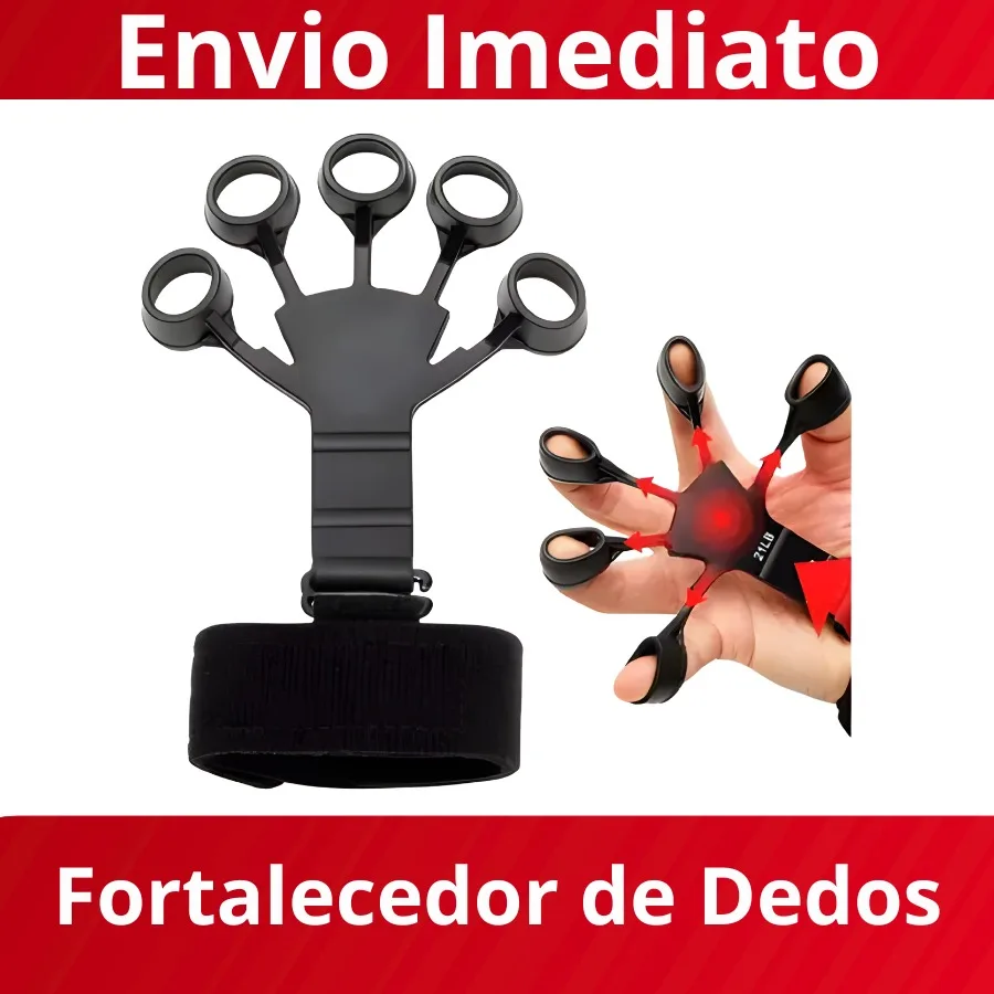 Handgrip Fortalecedor de Dedos e Musculos Prevenção de Tendinite