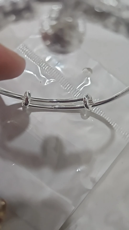 Silver Hollow Bell Bangle | Adjustable Women’s Bracelet photo review