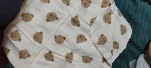 Cotton Muslin Baby Receiving Blankets - Swaddle Blankets and Infant Bath Towel photo review