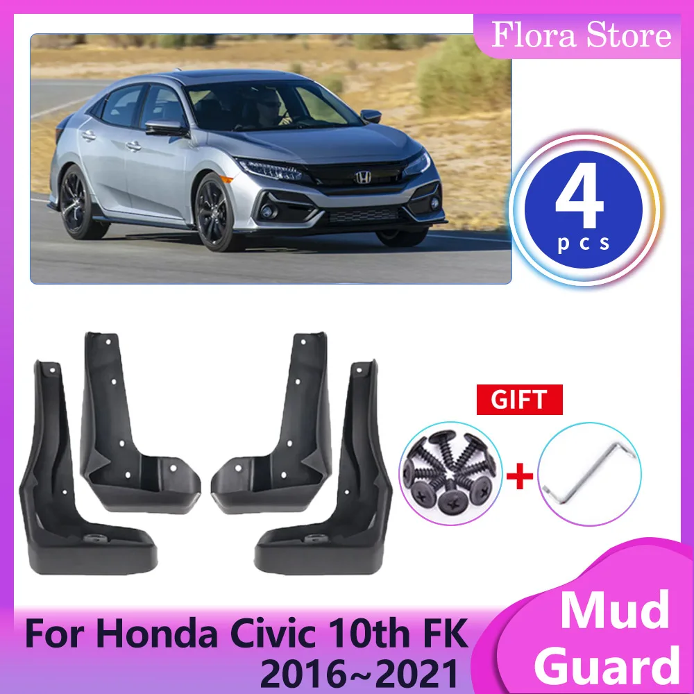 

Для хэтчбека Honda Civic 10 поколения FK4 2016 ~ 2021 2017 2018 2019 2020 годов, заднее защитное колесо, внешние аксессуары