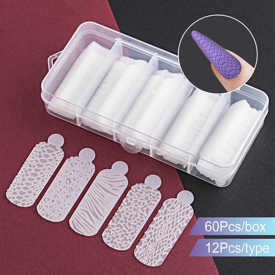 Französische Nagelformen-Set Mit Wiederverwendbaren Schablonen & Pads – DIY French Nails Ganz Einfach