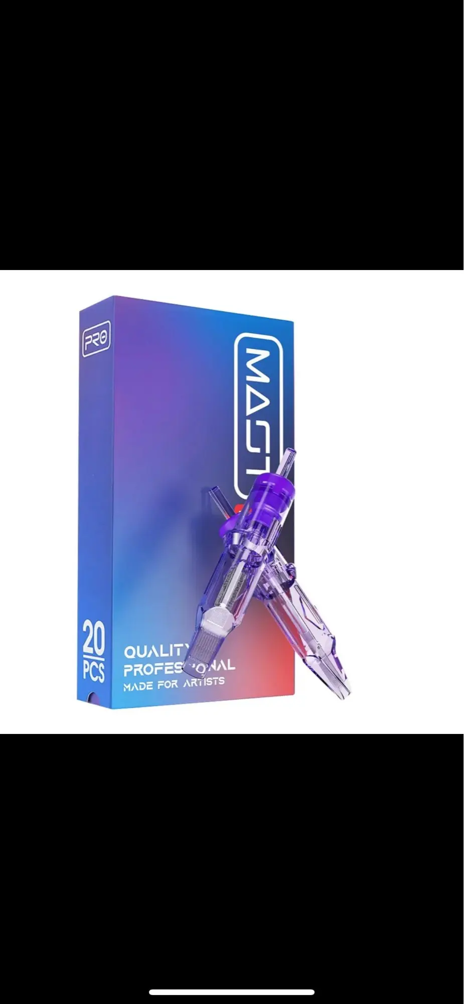 Mast® Tattoo PRO RL/RLT Cartridges Safety Tattoo Needle 20pcs/lot photo review
