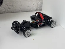 ACXWA CD chassis 1/28 - 1/24 RWD chassis KIT kyosho body CRAZY