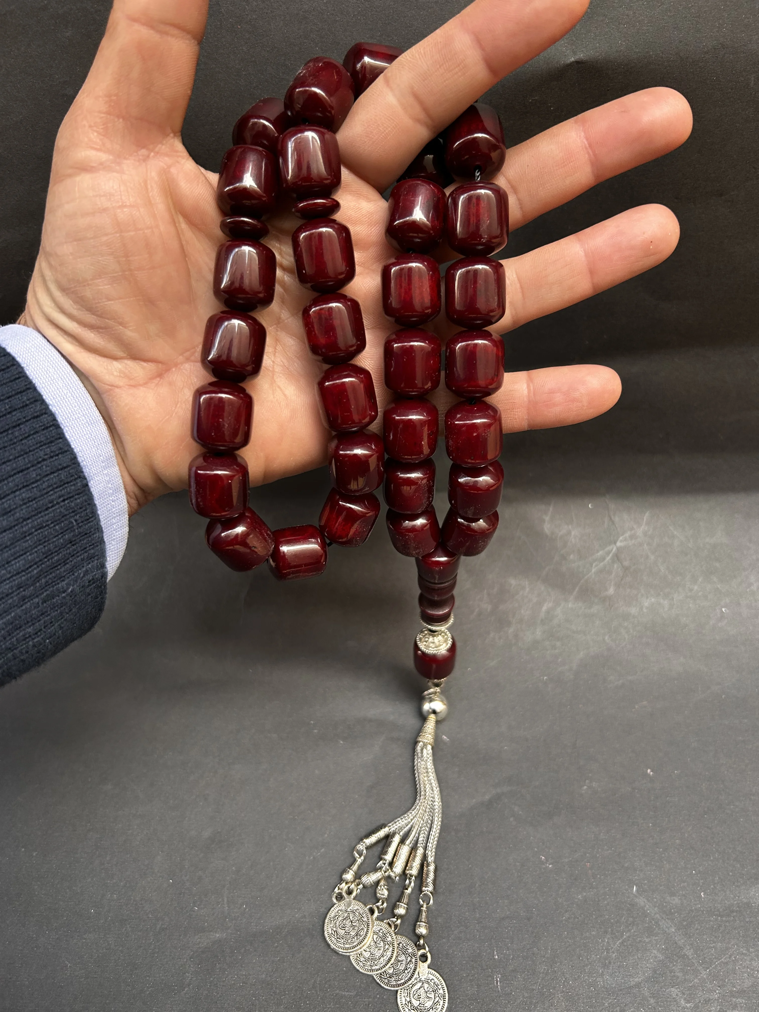 

Very Special Handmade RosaryOttoman Rare Antique Faturan German Amber Sandalous Misbaha Prayerbeads Rosary Tasbih Tesbih İslam