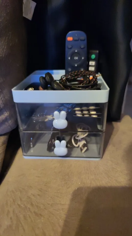 Organizador Mesa Coelho Porta Treco Caneta Gaveta/Maquiagem Escritório Multiuso - Neverdie Store photo review