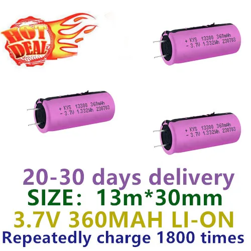 リリイ buy more will cheap Pure cobalt 3A 13300 3.7V 360mAh polymer