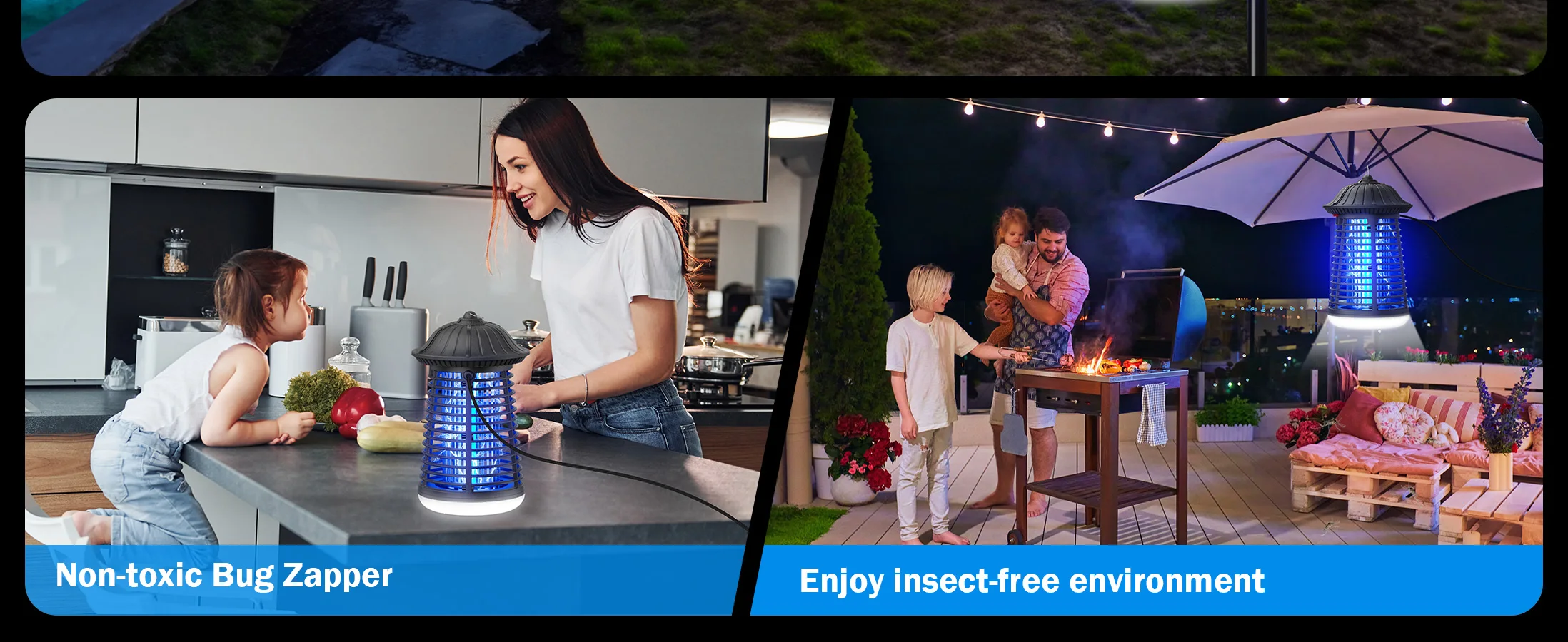Electric Bug Zapper For Home And Garden Mosquito Killer Lamp_voghion.com