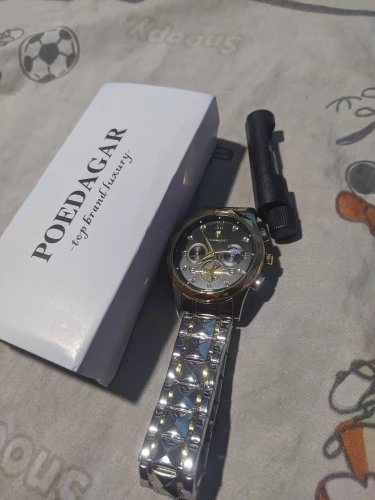 POEDAGAR Luxury Men's Quartz Watch photo review