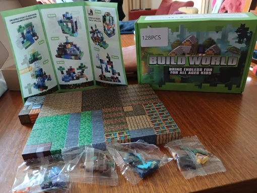 192-teilige Magnet-Bausteine Minecraft Set photo review