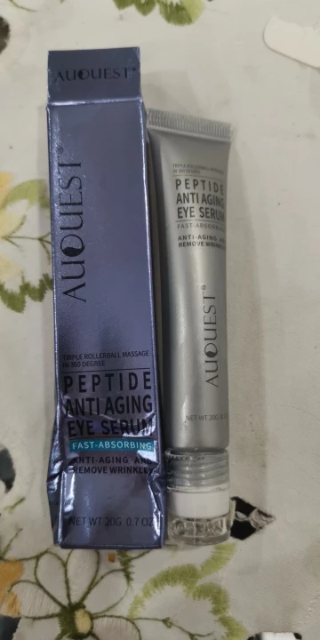 Peptide Anti Wrinkle Eye Cream Anti Dark Circle Eye Bags Svullnad Lyftande Uppstramande Hudvård Ögonmassage photo review