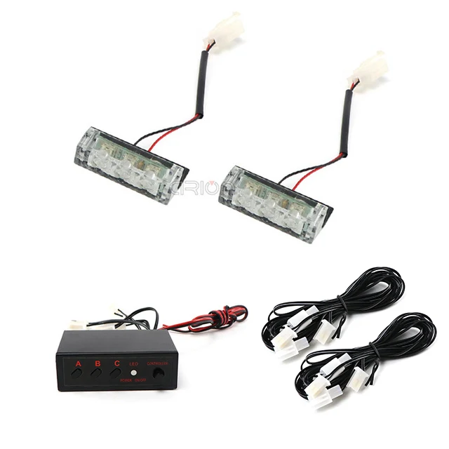 ตัวเลือกสินค้า ไฟฉุกเฉิน LED รถยนต์ 6x3 LED
