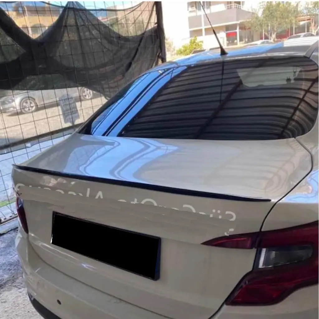 Per Dodge Neon Fiat Tipo Egea Car Spoiler Perforato Top Center Wing Tronco Spoiler Top Wing Tronco Decorazione Fixed Wind Wing
