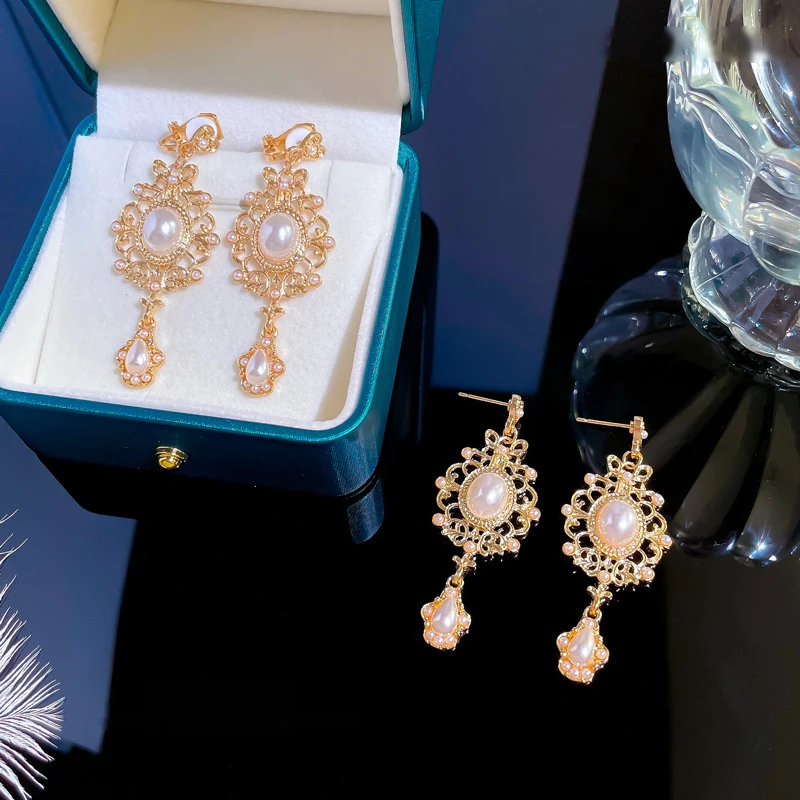 European and American Pearl Earrings Trend Design Temperament Earrings