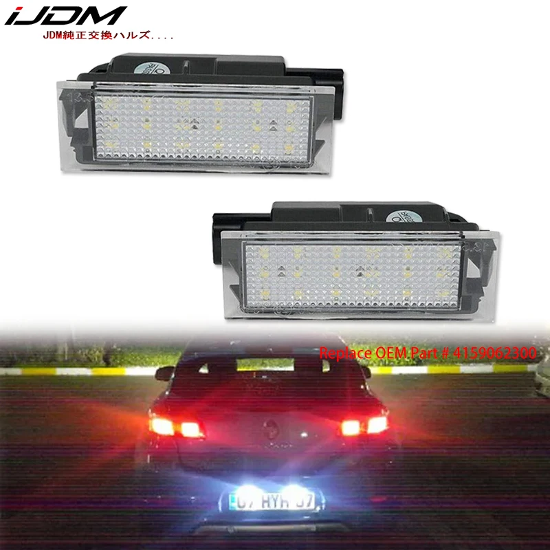 CANBUS License Number Plate LED Light Canbus For Renault Laguna Master Megane Tr