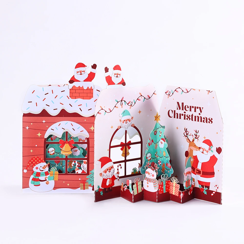 Cutpopup Gingerbread House - Carte De Noël Pop Up, 15X20Cm, Carte Noel