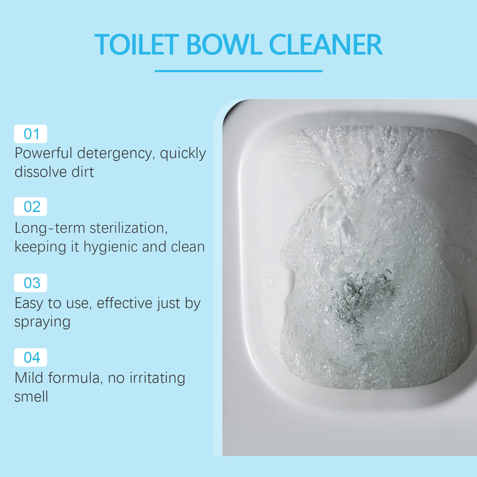 Jue Fish 150g Foam Toilet Cleaner Bathroom Deodorizing Descaling Remove Urine Dirt Stain Odor Fresh Smell Clean Blockage Powder