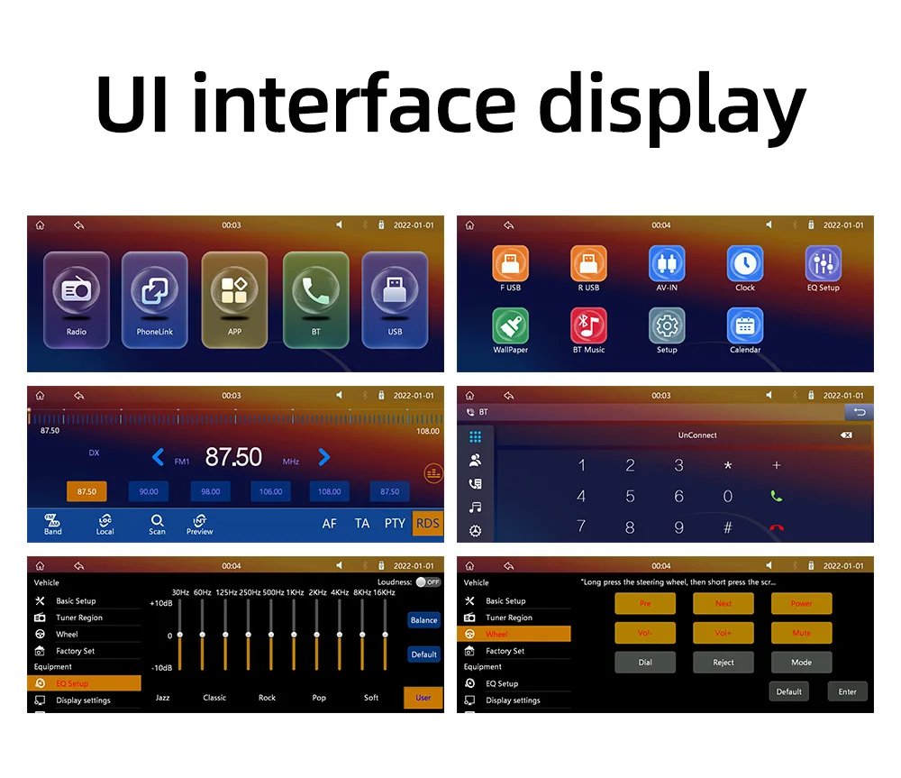 1 Din MP5 Car Radio 6.86'' MP5 Player Wired Carplay Android Auto Universal Multimedia Player Mirror Link Car Stereo 18 Aabe3f2f46ace484aab4e4fde92a48e2fW 1 Din MP5 Car Radio 6.86'' MP5 Player Wired Carplay Android Auto Universal Multimedia Player Mirror Link Car Stereo