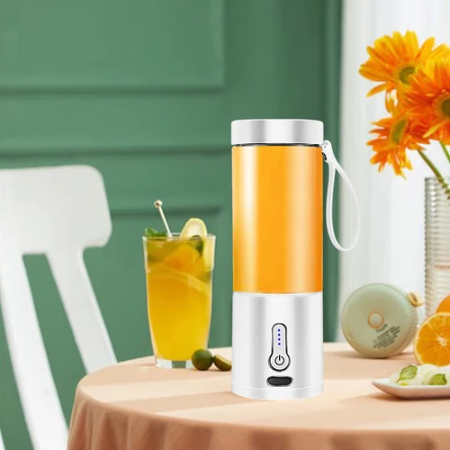 USB 충전식 휴대용 미니 과일 믹서 블렌더 530ML, 스무디 쉐이크, 강력한 블렌더 3