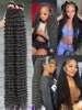 Deep Wave Human Hair Bundles Curly Hair Remy Loose Deep Wave Hair Bundles Brazilian Weaving 28 30 40 42 Inch Natural Human Hair 3