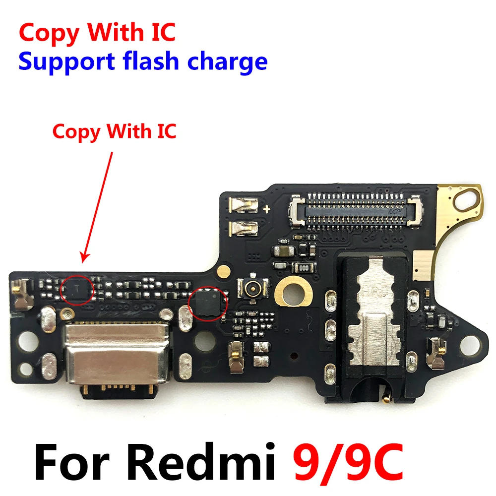 Usb Charging Charger Port Connector Flex Cable Board For Xiaomi Redmi 9