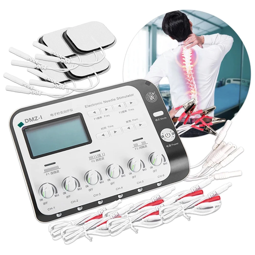 Tens Unit Professional Physiotherapy Electroacupuncture Massager Body Muscle Relax TENS Acupuncture Electrostimulator EMS Device