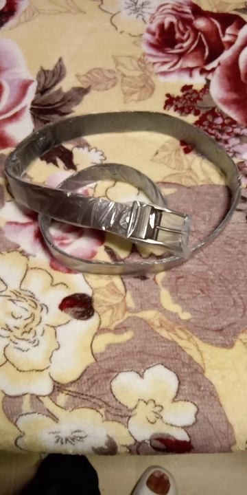 MIDNIGHT SOVEREIGN™ – Black Buckle Genuine Leather Belt photo review