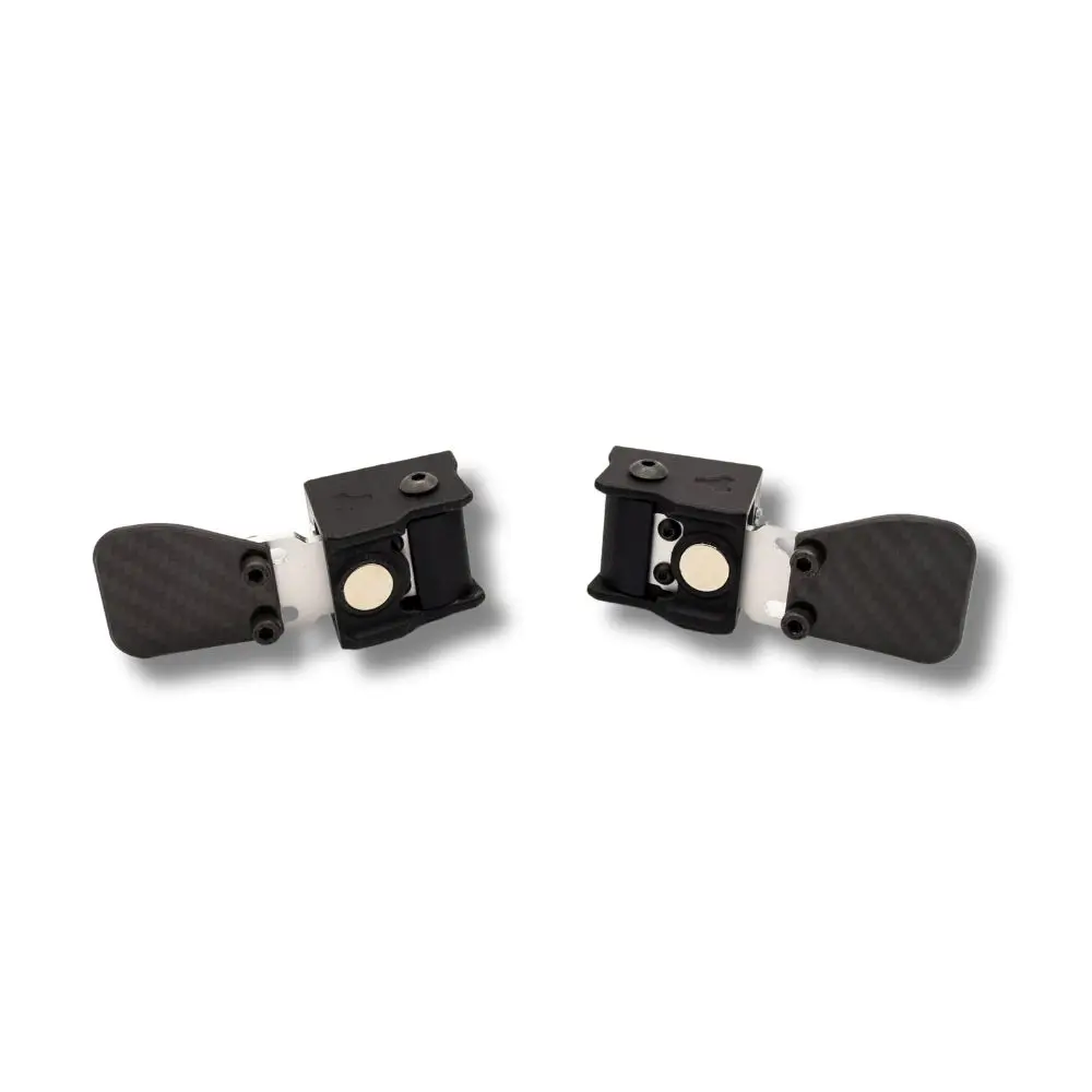 Universal Magnetic Paddles For Custom Steering Wheels (External Use) / Palette In Fibra Carbonio Cambio Marcia (Uso Esterno) – 3Drap Sim Racing Equipm