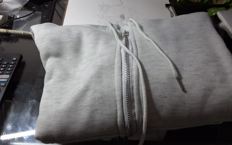Y2 K Oversized Zip Hoodie Women Crop Top Autumn Winter Cozy photo review