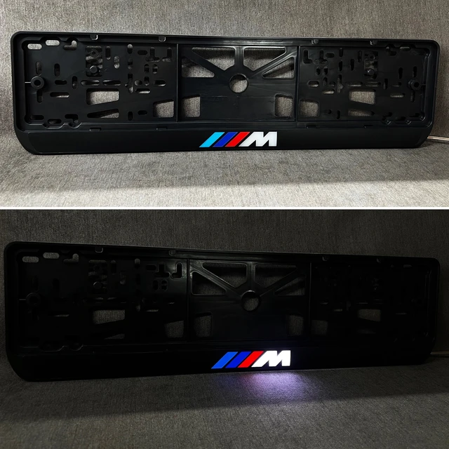 Cadre de Plaque d'Immatriculation LED pour BMW Performance, 1 Pièce