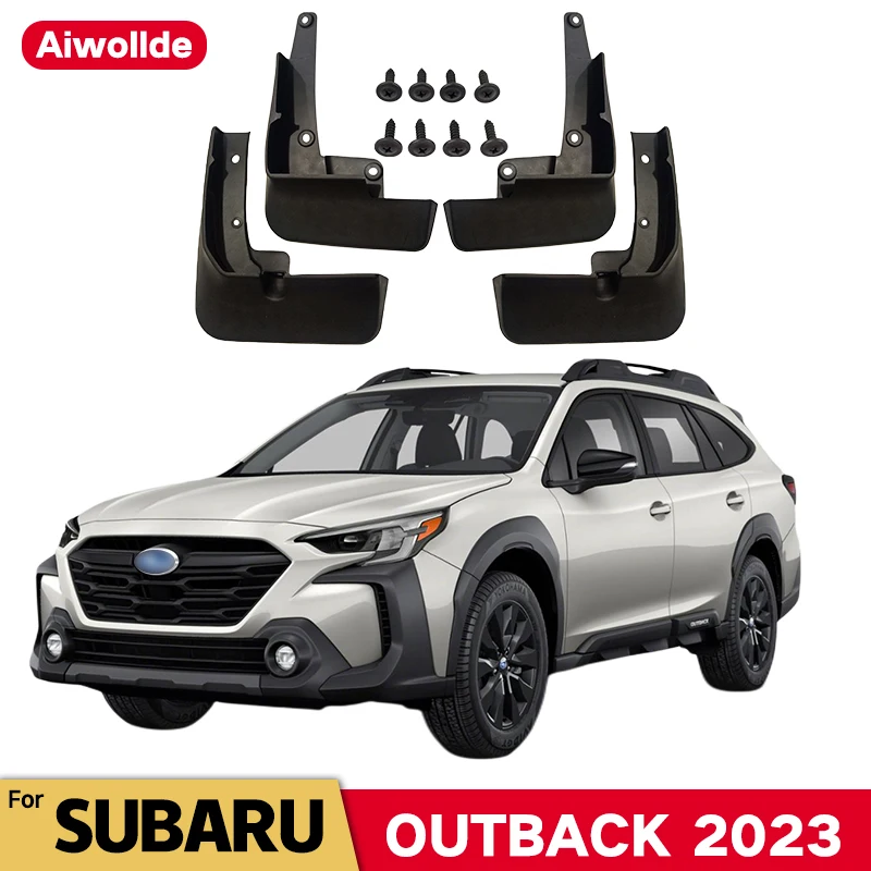 Aiwollde MudFlaps For SUBARU OUTBACK 2023 Mudguards Mud Flaps Splash