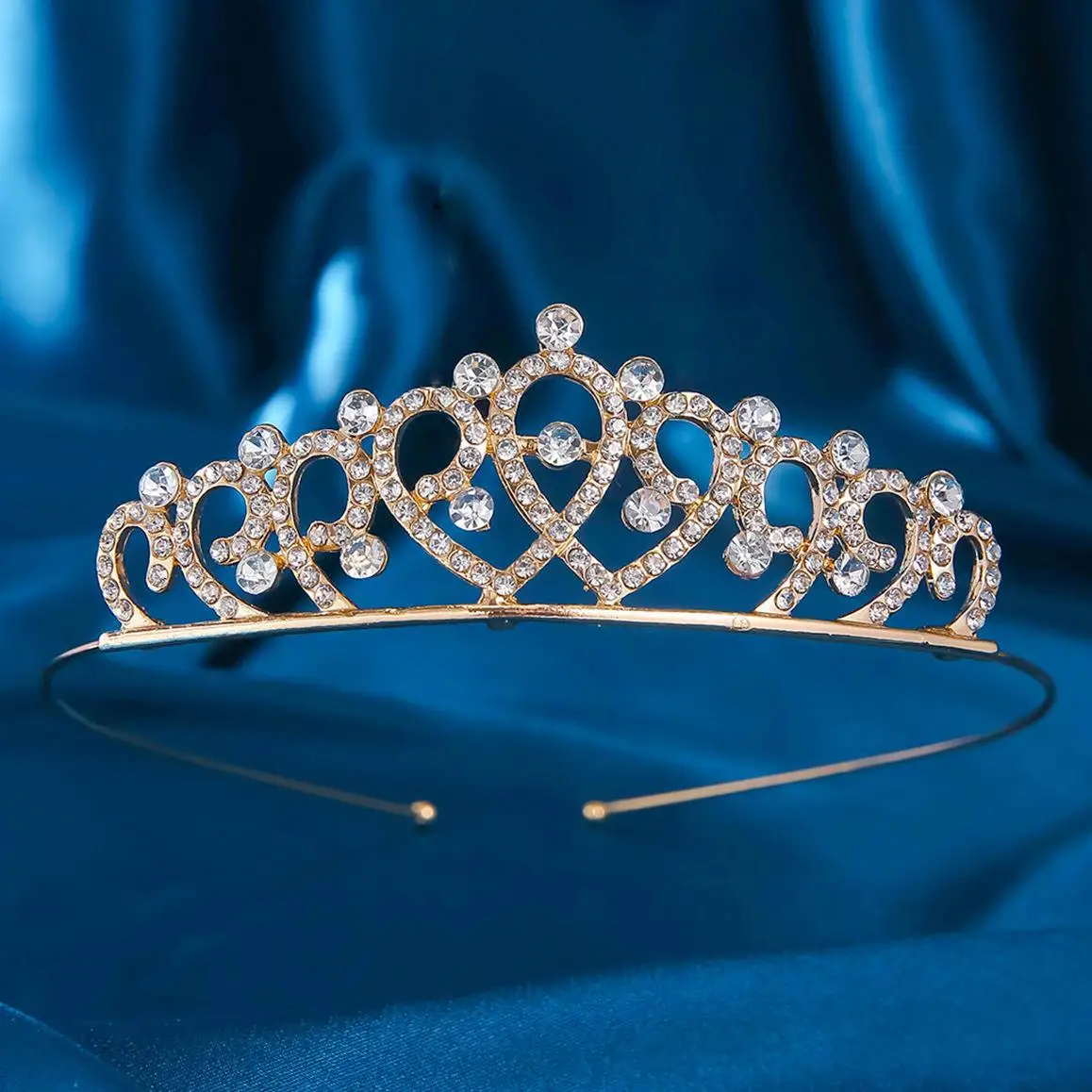 Hair Headdress Hair Band Crown Women Sweet Wind Princess Tiara Birthday Party Crown