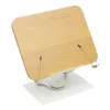 Book Stand for Reading, Adjustable& Rotating Book Stand, Foldable Book Stand Anti-slip Pad for Homes, Classrooms, Schools 1