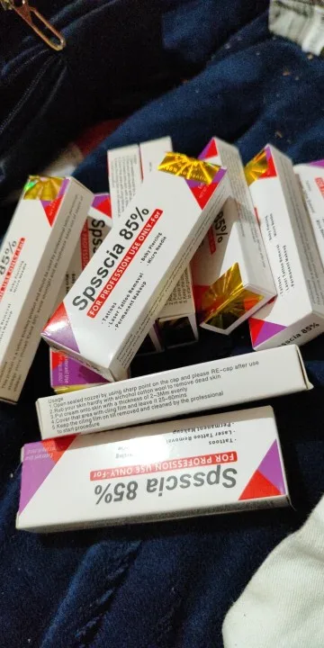 85% Spsscia Multipurpose Numbing Cream lidocaine 8% for Cosmetic tattooing/Permanent Makeup/Piercings/Waxing/Microblading/Laser photo review