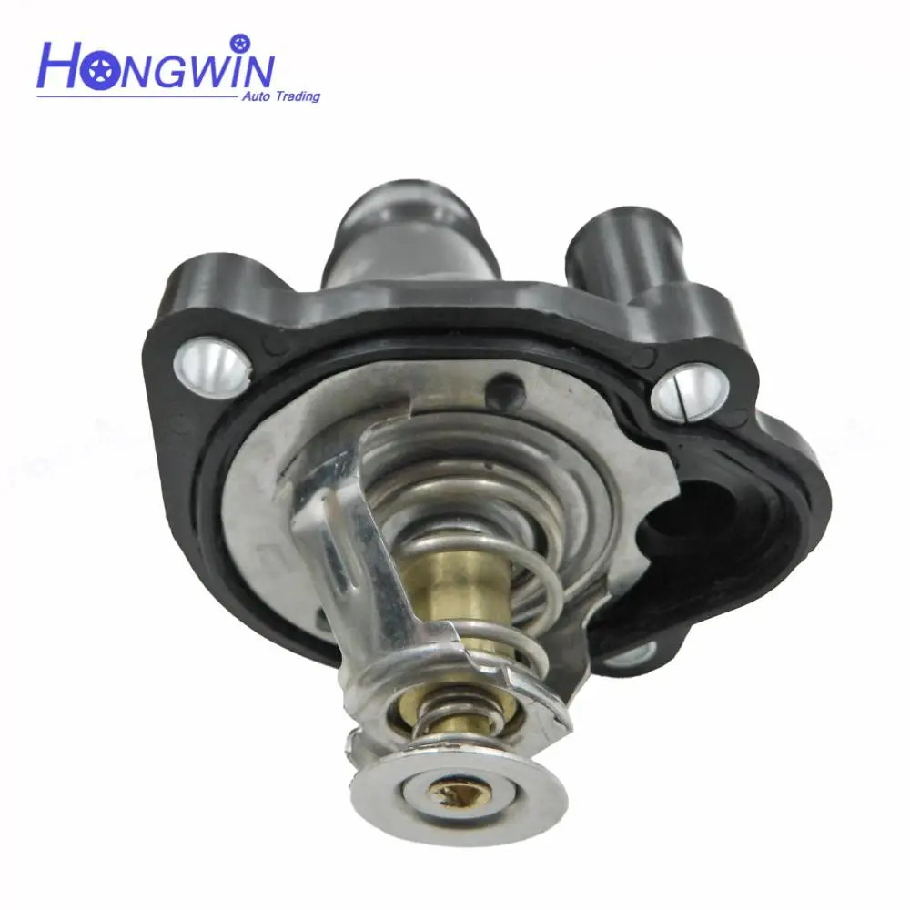 OE: LF70-15-170 LF7015170 902682 143-0838 Engine Coolant Thermostat Assembly Water Outlet For Mazda 3 5 MX5 Miata 2.0 2.3L 2.5L