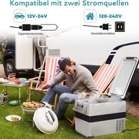 Комбинация холодильника-морозильной камеры компрессора с приложением и ЖК-дисплеем |   Портативный кемпинговый холодильник для мобильного дома, автомобиля, лодки — изображение 5