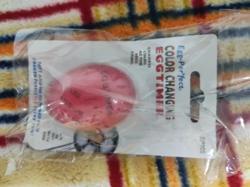 FAIS DU Color Changing Egg Timer Cooking Resin Perfect Boiled Eggs By Temperature Kitchen Helper Egg Timer Red timer tools photo review