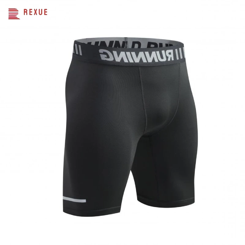 Men Fitness Black Underpants Elastic Compression Base Layer Skinny Short Pants Keep Warm Tight Pants Leggings Training Pant